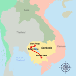 (6) Siem Reap - Battambang - Phnom Penh (Vice Versa)